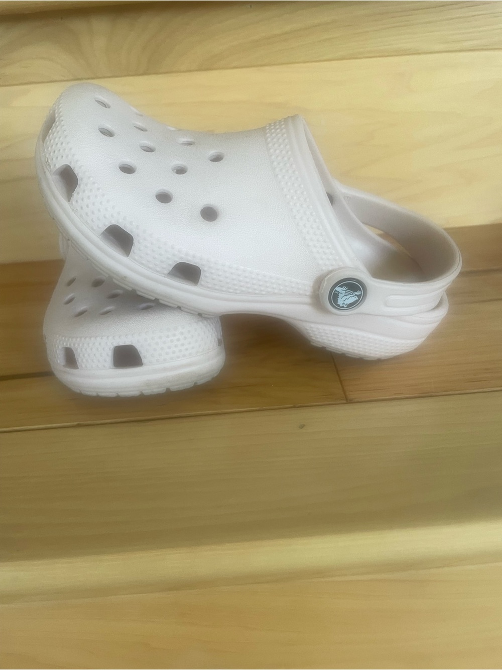 Crocs- baby pink